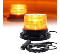 Lumière LED stroboscopique lumière clignotante d'urgence 9-30 V magnétique clignotant avec câble de charge pour chariot élévateur véhicules de construction tracteurs Golf UTV.