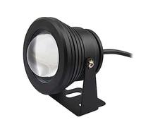 Lumière LED Submersible - 10W Spot Encastrable Exterieur, 12V / 24V Avec Télécommande Lumières LED Sous-marines, Lumière De Fontaine RVB À Miroir Convexe Étanche IP68, Pour Étang, Sous-marin ( Color :