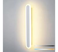 Lumière murale à LED moderne pour le salon de la chambre Dimmable lampe murale vers le haut avec une conception en aluminium acrylique réglable de couleur idéale pour le restaurant Balcony Restaurant