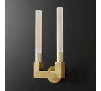 Lumière murale européenne French Retro Simple STATY SET DE 2 GENCE LUCTURES MURS CHAMBRE COURTURE MUR MUR LAMPE MUR EN VILLAGE E27 Base de bulbe Copper Stent noir Compatible avec la décoration de la