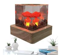 Lumière nucléaire | Lampe d'atmosphère atomique 3D, veilleuse en nuage de champignon, veilleuse en nuage de champignon en résine, lumière de nuage de champignon mignonne, lampe à atomique