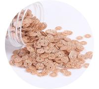 Lumière, Paillettes en vrac for couture, mariage, décoration, loisirs créatifs, scrapbooking et accessoires DIY (10 g)(23 Champange,3mm 3000pcs)