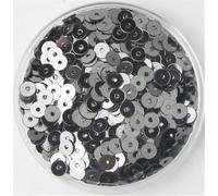 Lumière, Paillettes plates et rondes, idéales for la couture, les loisirs créatifs accessoires de costumes(Grey,4mm 20g)