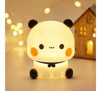Lumière Panda en Silicone, Veilleuse Tactile, Veilleuse Bebe Maternité, Veilleuse Enfants Rechargeable par USB, Lampe de Chevet Enfant Deco Chambre Bebe, pour Chambre d'Enfant/ Décoration de Bureau