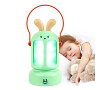 Lumière pour apaiser le sommeil - Lampe de 6,3 pouces | Veilleuse à économie d'énergie : lumières de nuit avec musique d'oreille de lapin avec luminosité douce pour mieux dormir dans la chambre des
