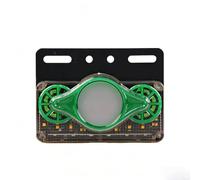 Lumière pour sol LED 24V 6 Perles Haute pour luminosité 250LM | Compatible 24V, camions et véhicules agricoles, étanchéité IP68, 6 LEDs puissantes, installation facile(green)