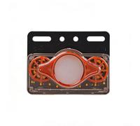 Lumière pour sol LED 24V 6 Perles Haute pour luminosité 250LM | Compatible 24V, camions et véhicules agricoles, étanchéité IP68, 6 LEDs puissantes, installation facile(yellow)