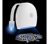 Lumière pour toilettes avec capteur de mouvement | Lumière rechargeable pour salle de bain qui change de couleur - Appareils ménagers imperméables pour l'obscurité, camping, hôpital, sous-sol, couloir