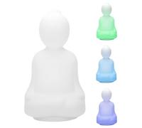 Lumière respiratoire - Outil de méditation visuelle guidée en pleine conscience, lampe de nuit en silicone, dispositif calmant à respiration lente, aide à la relaxation pour soulager le stress pour