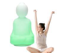 Lumière respiratoire, veilleuse en silicone ralentit la respiration, calme l'esprit, outil de méditation consciente guidée visuelle, cadeau pour enfants et adultes.
