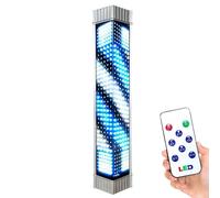 Lumière rotative pour poteau de barbier, panneau de salon de coiffure, panneau lumineux LED ouvert à économie d'énergie à montage mural étanche pour décoration de Salon de coiffure A 150 * 23cm