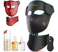 Lumière rouge pour le visage et le cou, 7 couleurs, outil de soins de la peau du visage pour un usage domestique