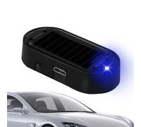 Lumière Solaire Antivol, Lumière De L'alarme De Voiture, Lumière Du Capteur Simulé, Installation De Non-faillite USB, LED De Clignotement Antivol Intelligent, 5 * 2 * 1,3 Cm Pour La Sécurité Parking Q