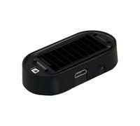 Lumière Solaire Antivol, Lumière De L'alarme De Voiture, Lumière Du Capteur Simulé, Installation De Non-faillite USB, LED De Clignotement Antivol Intelligent, 5 * 2 * 1,3 Cm Pour La Sécurité Parking Q