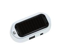 Lumière Solaire Antivol, Lumière De L'alarme De Voiture, Lumière Du Capteur Simulé, Installation De Non-faillite USB, LED De Clignotement Antivol Intelligent, 5 * 2 * 1,3 Cm Pour La Sécurité Parking Q