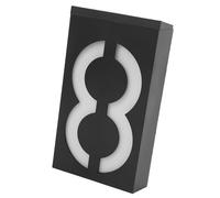 Lumière Solaire de Signe de Numéro de Maison de LED, Plaques Extérieures éclairées par LED de Lumière de Numéro de LED pour la Rue de Cour à la Maison IP65 Imperméable (Numéro 8)