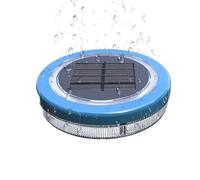 Lumière solaire flottante à la piscine | Full Moon Floating Pool Lights | Lumière pour la cour arrière du jardin de plage de la piscine à étang | Lumières sous-marines SOLARS | Loucs nocturnes de déco