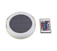 Lumière Solaire Flottante RGB pour Jardin 12h Étanche IP68 Télécommandée, Décoration Colorée pour Piscine Fontaine, Recharge Automatique Écologique, Ambiance Chaleureuse Extérieure