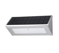 Lumière solaire murale super brillante avec détecteur de mouvement lampe 48LED coque en alliage d aluminium 4 modes fonctionnement pour patio clôture garage pont entrée