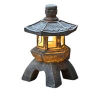 Lumière Solaire Pathway - Lampe De Palais De Jardin Décorative, Lanterne De Cour De Style Zen Extérieur Pour Patio, Passerelle, Allée, Cour, Villa, Éclairage Du Porche, Éclairage D'accent Paysage Pour