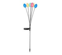 Lumière Solaire sur Piquet Extérieur | Décoration d'Œufs de Pâques Oscillants | Éclairage Solaire pour Allée avec Fiche de Mise en Terre | pour Camping Arrière-Cour Allée Parking Pelouse