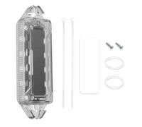 Lumière stroboscopique d'avertissement à LED à énergie solaire - Prévention des collisions arrière sans fil | Feu arrière clignotant étanche pour voitures, motos, vélos et camions, balise de sécurité