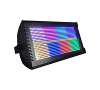 Lumière stroboscopique LED RVB, 1000W, 8 + 8 Strobee, lumière de scène DMX, DJ Chang, club, bar, réunion de famille, clignotant noir