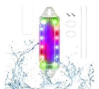 Lumière stroboscopique Lumières LED sans fil solaire extérieur de voiture, éclairage anti-collision clignotant la lampe avertissement Sécurité pour véhicule Cargo Motorcycle