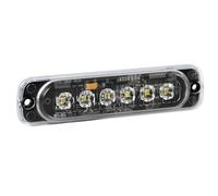 Lumière Stroboscopique Multifonction À 6 LED, 12/24V - Orange Lampe
