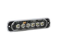 Lumière Stroboscopique Multifonction A 6 LED 12V 24V Blanc Pour Véhicules Procès