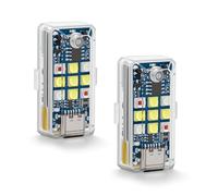 Lumière Stroboscopique pour Drone, Lampe Anti-collision Pour DJI Lito 1/X1/Neo 2/ Avata 2/ Mini 4K/ Mini 5/4/ 3/ Mavic 4/3/ 2/ Air 3S Accessoires, LED Lumière pour Avions(2 PCS)