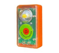 Lumière stroboscopique pour gilet de sauvetage - 3 x 5,3 cm, auto-éclairage à l'eau de mer, pratique à transporter | Localisateur de survivant à économie spéciale ABS avec conception de clip arrière s