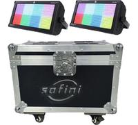 Lumière stroboscopique RGB, puissance 250W, 960 pièces de LED, 2lumières et 1gaine