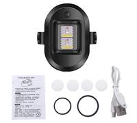 Lumière Stroboscopique Universelle À 7 Couleurs, Rechargeable Par Usb, Lumière D'urgence Pour Drone, Lampe Stroboscopique De Nuit, Accessoires De Vélo