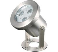 Lumière submersible de piscine de LED - lumières imperméables d'étang de jardin d'IP68, lumières sous-marines de paysage de décoration de fontaine d'acier inoxydable 304(Warm Light)