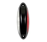 Lumière supplémentaire 4 LED blanc/rouge, 9/32V - Carrosserie noire