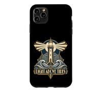 Lumière sur Marées Art Déco Phare Vagues Coque pour iPhone 11 Pro Max