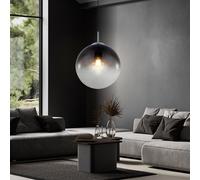 Plafonnier suspension boule de verre chambre salon lampe spot rond dans un ensemble comprenant des ampoules LED