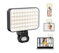 Lumiere telephone selfie,3000-6500K 3 températures de Couleur Lumiere Photo, Foco movil portatil avec Batterie 2000 mAh,Convient aux téléphones mobiles, IPhones, appareils photo, ordinateurs portables