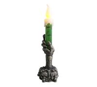Lumière terrifiante d'Halloween pour fenêtre de cour, main morte, faux squelette terrifiant, veau décoratif