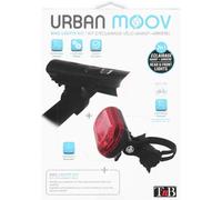T'nB Éclairage avant et arrière Urban Moov pour vélo Blanc/Rouge