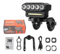 Lumière Vélo ABS Montage pour rapide 13cm Lumière Vélo ABS Montage | 7 modes ajustables, pour plein feu pour clignotant, sécurité accrue, adaptation à toutes conditions(A)