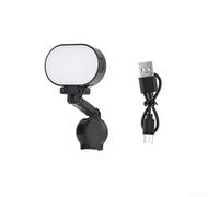 Lumière vidéo compacte 2500K-9900K Luminosité réglable | Design ultra léger de 23 g, format de poche 8 x 5 cm, facile à transporter, s'adapte à n'importe quel support de cardan ou