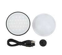 Lumière Vidéo R66 RGB LED, Lampe Remplissage Circulaire Magnétique Portable 2500-9000K, Pleine Couleur Ajustable - Modes Multiples, Batterie Intégrée, Parfaite pour Conférences
