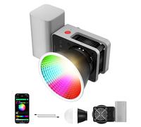 Lumiere Video RGB, ZHIYUN CINEPEER CX50 RGB 50W Lampe Video LED avec Contrôle APP, Batterie 4500mAh,Prend Charge Rapide PD, 2700-6500K/CRI≈95/TLCI≈96/18Effets Lumiere pour Vidéo/Photo/Caméra