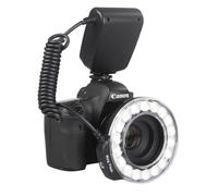Lumière vidéo universelle Macro LED Ring Flash pour Canon pour Nikon pour appareil photo reflex numérique Sony 3000K-9000K