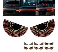 Lumière yeux de diable pour voitures, lampe LED dynamique intelligente colorée avec contrôle par application, lumière oculaire de voiture animée pour pare-brise, panneaux lumineux LED pour voiture,