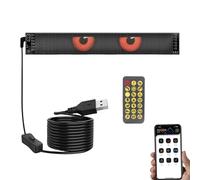 Lumière yeux du diable pour voiture, panneau lumineux LED pour voiture, affichage flexible programmable avec texte et animations à défilement personnalisé