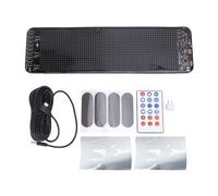 Lumière Yeux du Diable pour Voitures, Lampe Oculaire Colorée Programmable, écran Doux pour Vitres de Voiture avec Contrôle par Application, écran LED Flexible pour Voiture