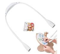 Lumières à tricoter | Lampe à LED de cou pour l'artisanat | Crochet mains libres et tricot, lampe de cou rechargeable USB portable pour la lecture, le camping, le salon, les projets de bricolage